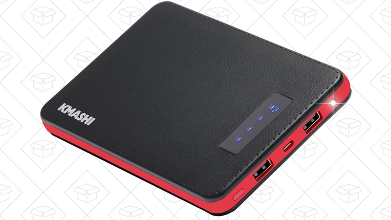 Kmashi Quick Charge 2.0 20,000mAh Battery, $20 with code 8KZNDJ7M